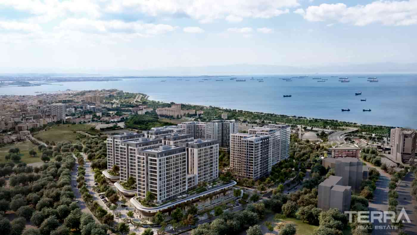 Exclusive Sea View Apartments for Sale in Istanbul, Kartal, Turkey - 102240