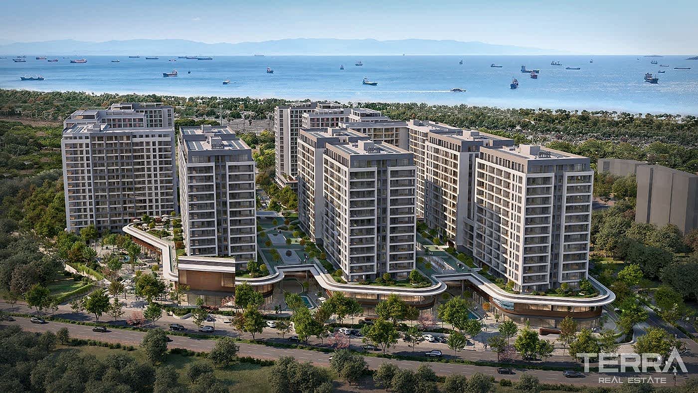 Exclusive Sea View Apartments for Sale in Istanbul, Kartal, Turkey - 102241