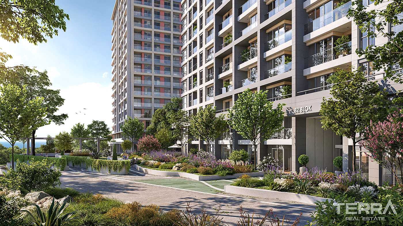 Exclusive Sea View Apartments for Sale in Istanbul, Kartal, Turkey - 102245