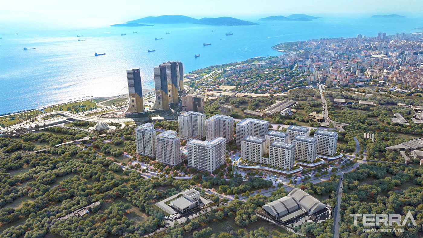 Exclusive Sea View Apartments for Sale in Istanbul, Kartal, Turkey