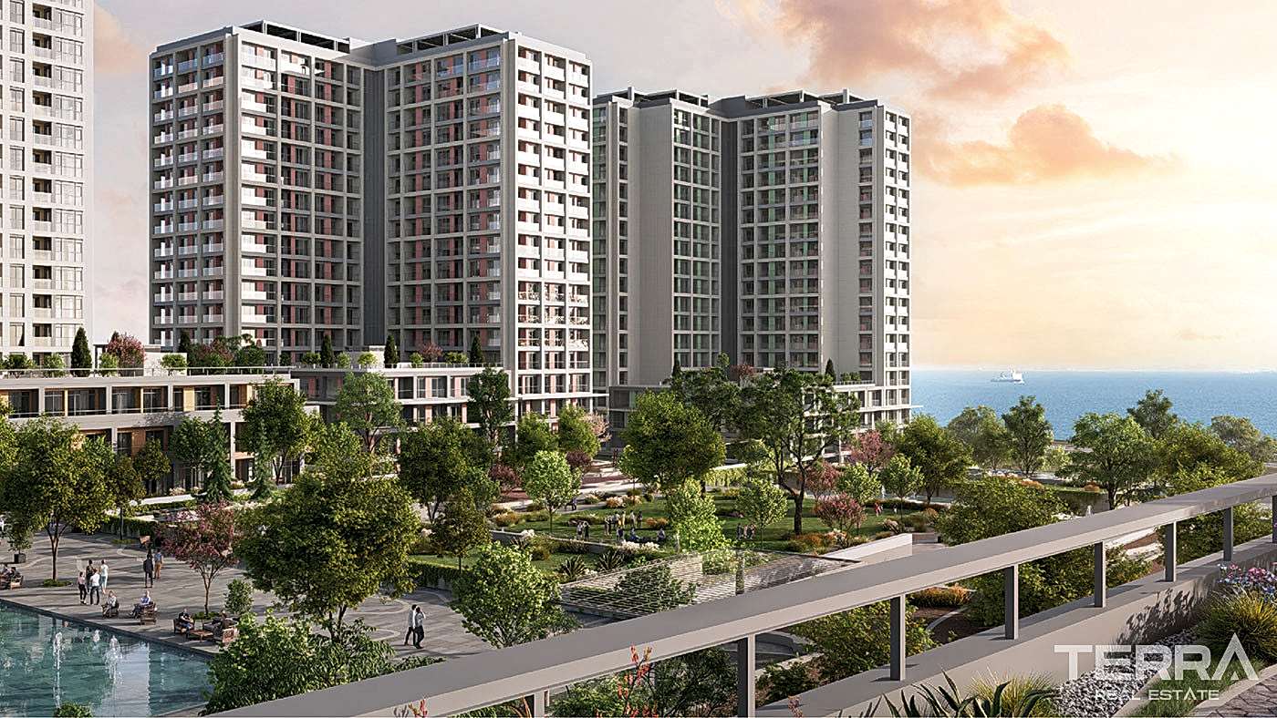 Exclusive Sea View Apartments for Sale in Istanbul, Kartal, Turkey - 102253
