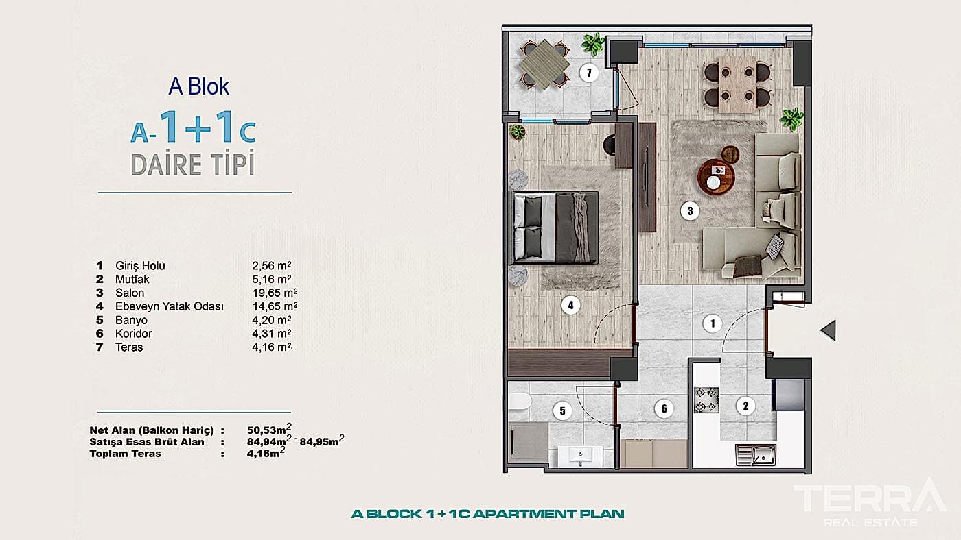 Exclusive Sea View Apartments for Sale in Istanbul, Kartal, Turkey - 102265