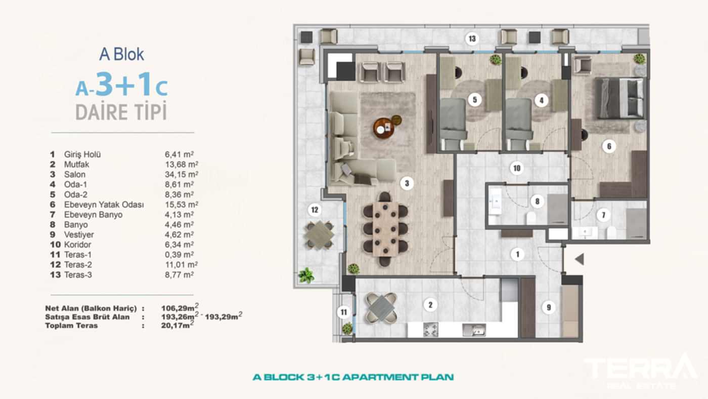 Exclusive Sea View Apartments for Sale in Istanbul, Kartal, Turkey - 102275