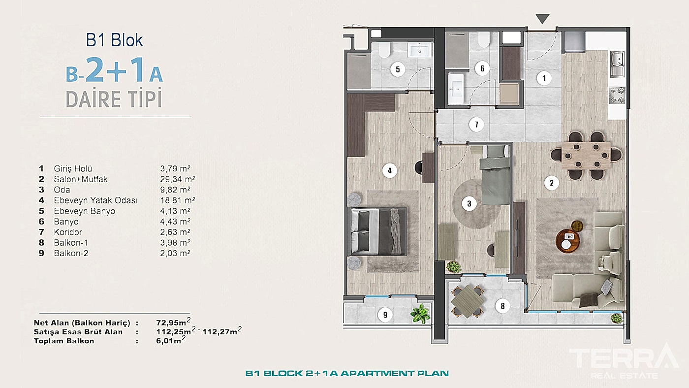 Exclusive Sea View Apartments for Sale in Istanbul, Kartal, Turkey - 102277