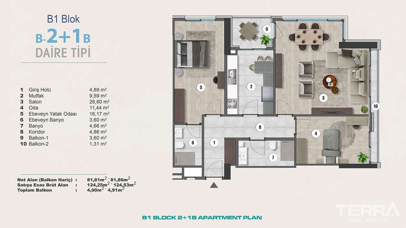 Exclusive Sea View Apartments for Sale in Istanbul, Kartal, Turkey - 102278