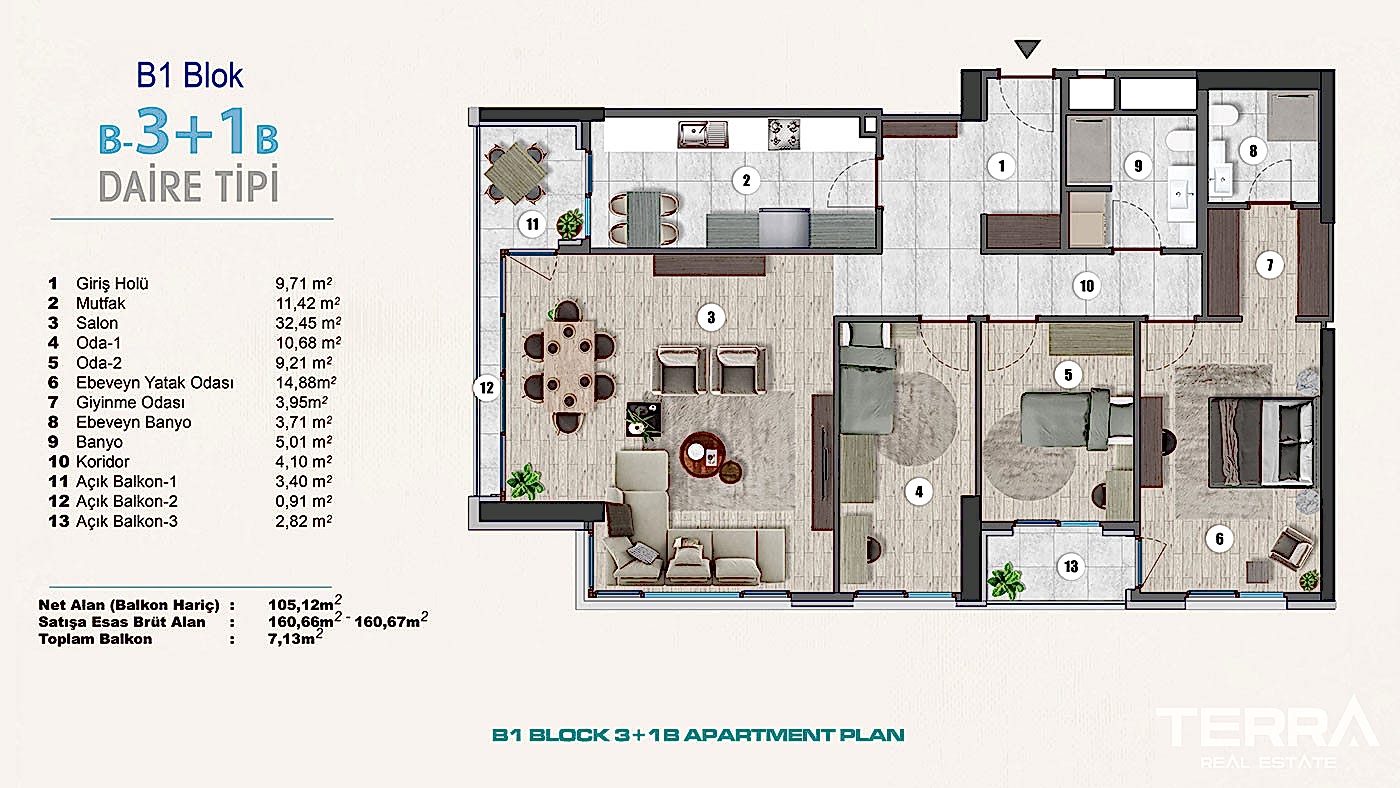 Exclusive Sea View Apartments for Sale in Istanbul, Kartal, Turkey - 102285
