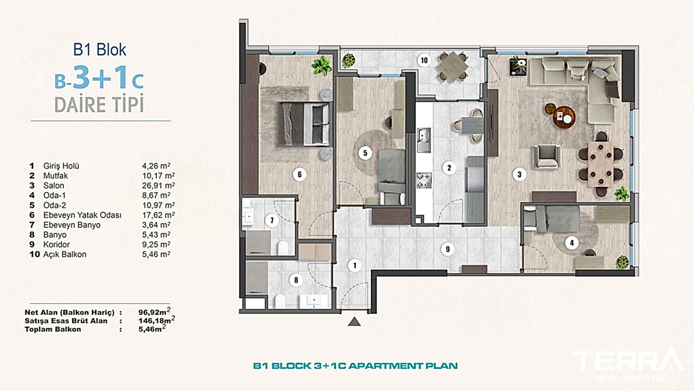 Exclusive Sea View Apartments for Sale in Istanbul, Kartal, Turkey - 102286