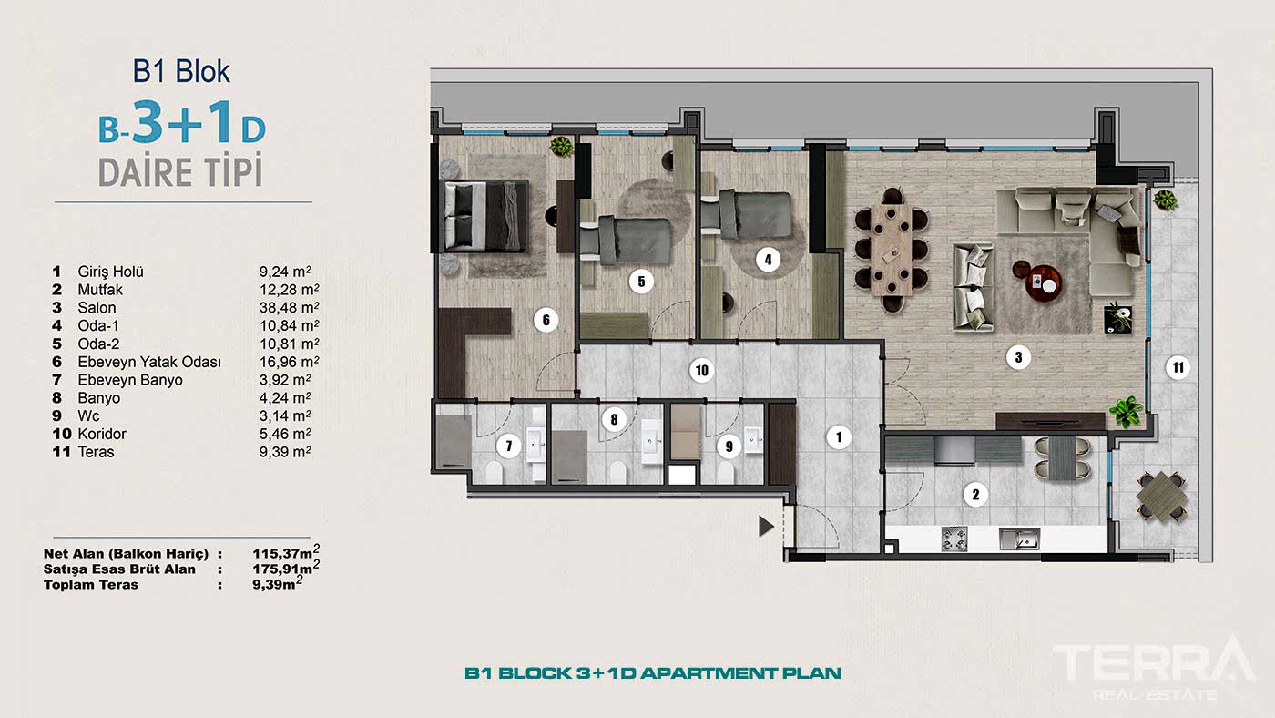 Exclusive Sea View Apartments for Sale in Istanbul, Kartal, Turkey - 102287