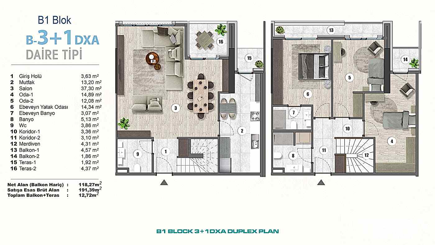 Exclusive Sea View Apartments for Sale in Istanbul, Kartal, Turkey - 102288