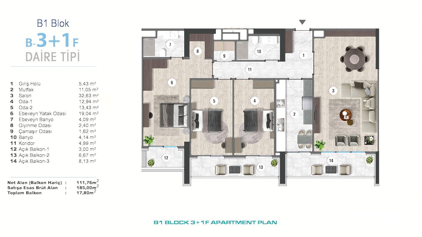 Exclusive Sea View Apartments for Sale in Istanbul, Kartal, Turkey - 102290