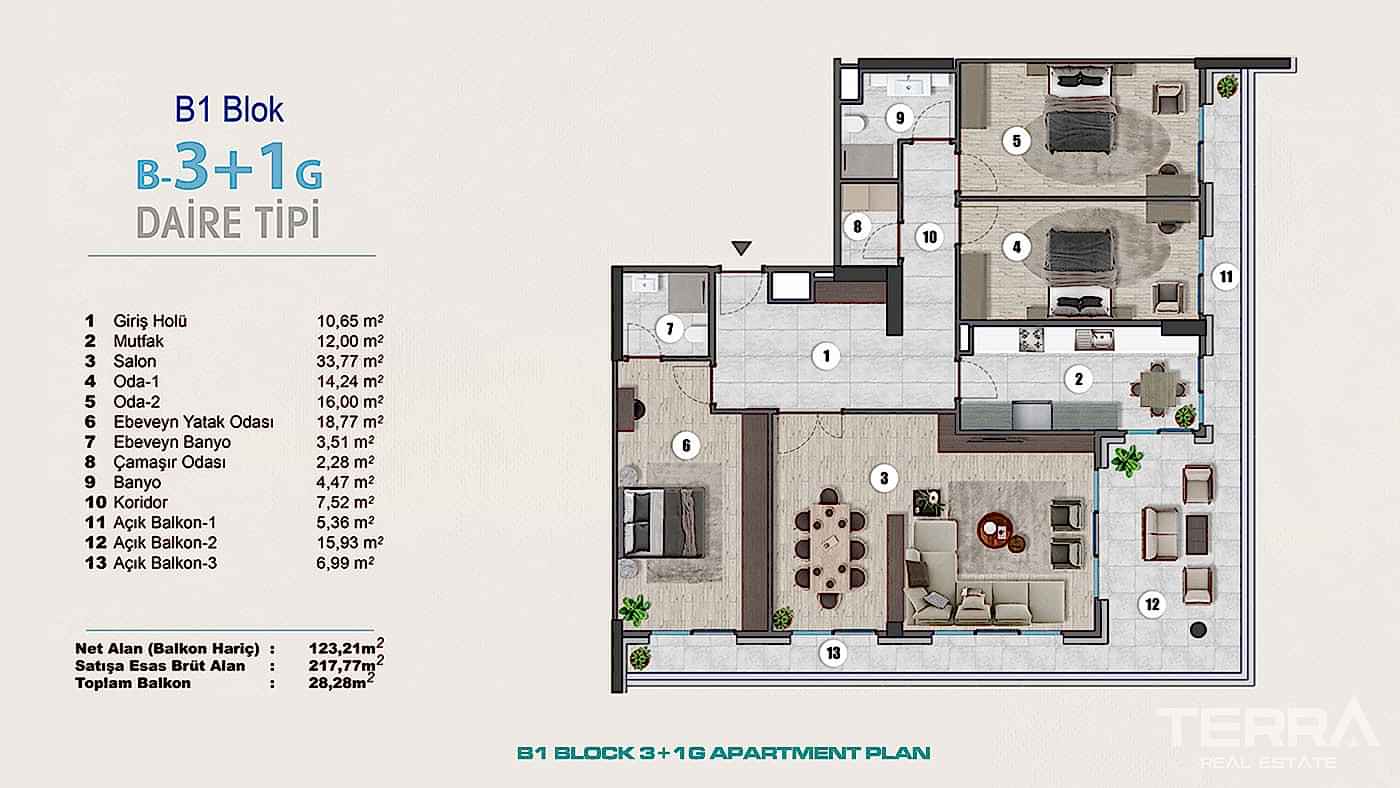 Exclusive Sea View Apartments for Sale in Istanbul, Kartal, Turkey - 102291