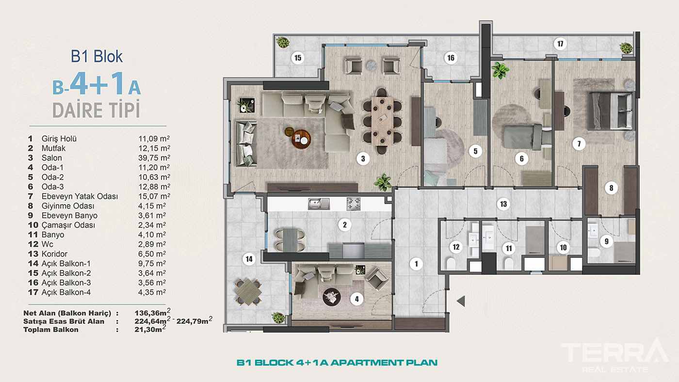 Exclusive Sea View Apartments for Sale in Istanbul, Kartal, Turkey - 102292