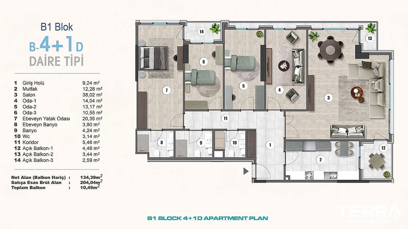 Exclusive Sea View Apartments for Sale in Istanbul, Kartal, Turkey - 102294
