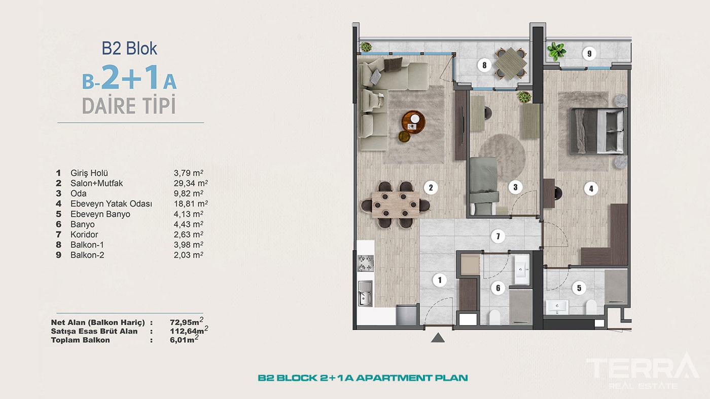 Exclusive Sea View Apartments for Sale in Istanbul, Kartal, Turkey - 102296
