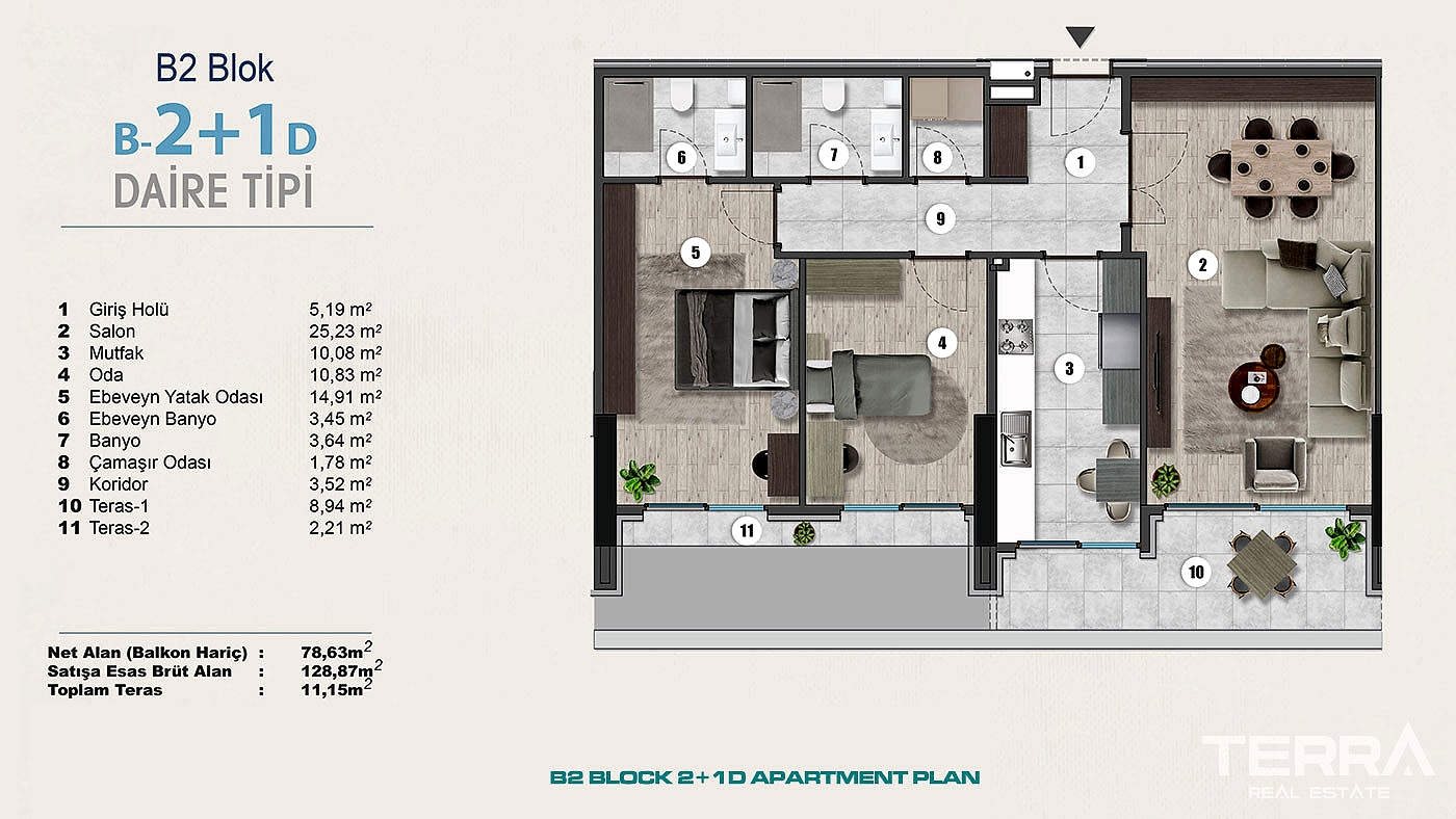 Exclusive Sea View Apartments for Sale in Istanbul, Kartal, Turkey - 102299