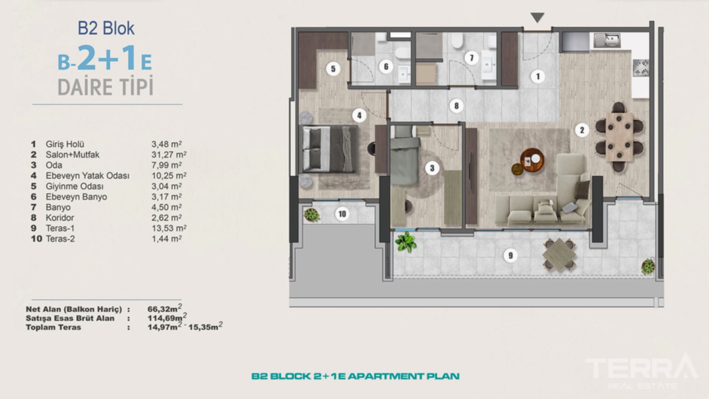 Exclusive Sea View Apartments for Sale in Istanbul, Kartal, Turkey - 102302