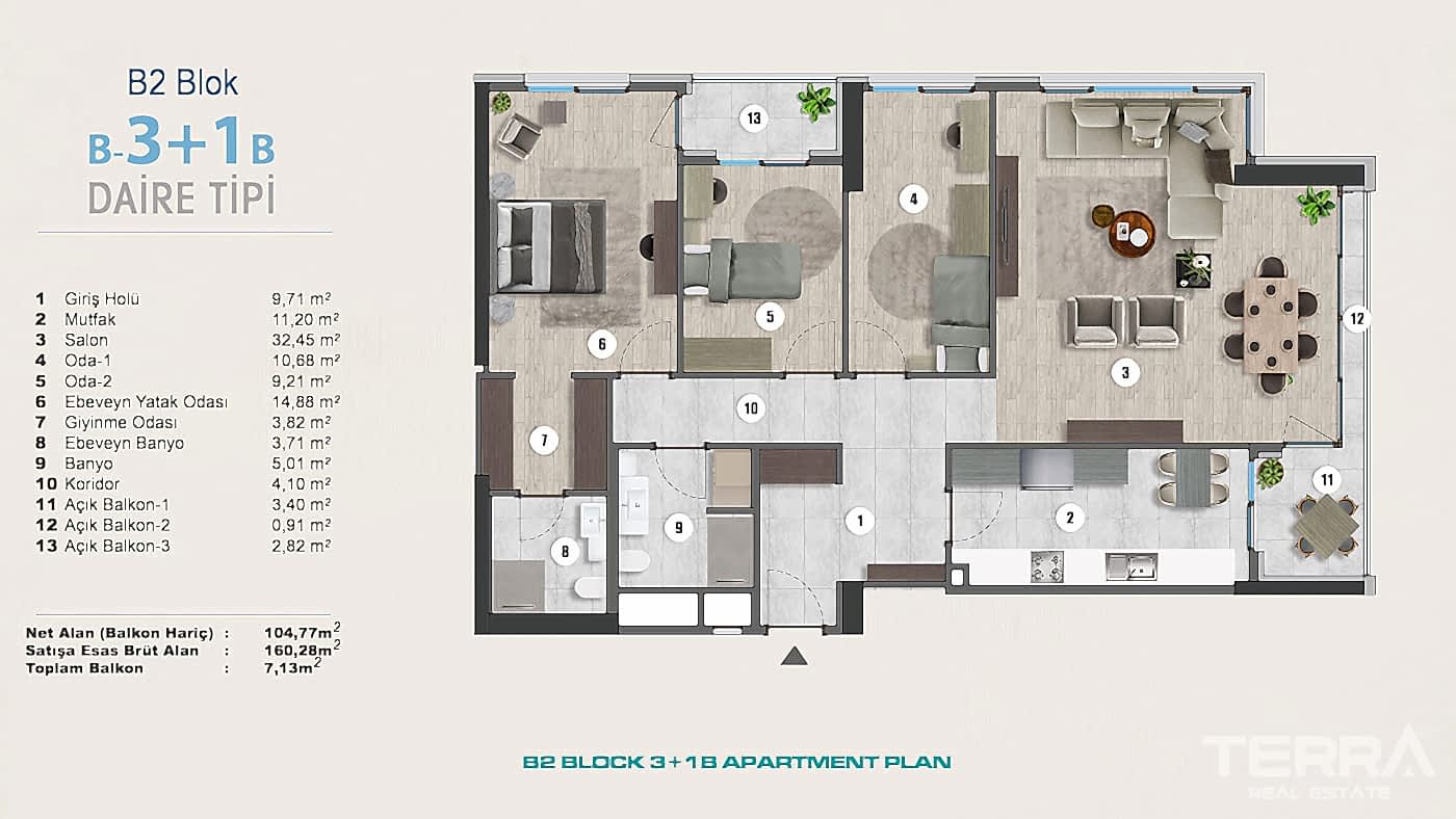 Exclusive Sea View Apartments for Sale in Istanbul, Kartal, Turkey - 102303