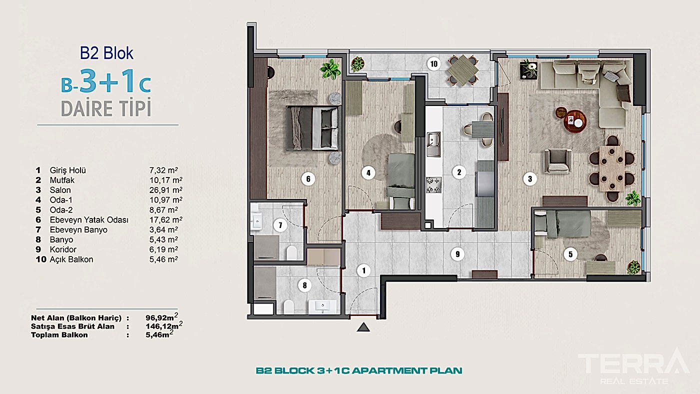 Exclusive Sea View Apartments for Sale in Istanbul, Kartal, Turkey - 102305