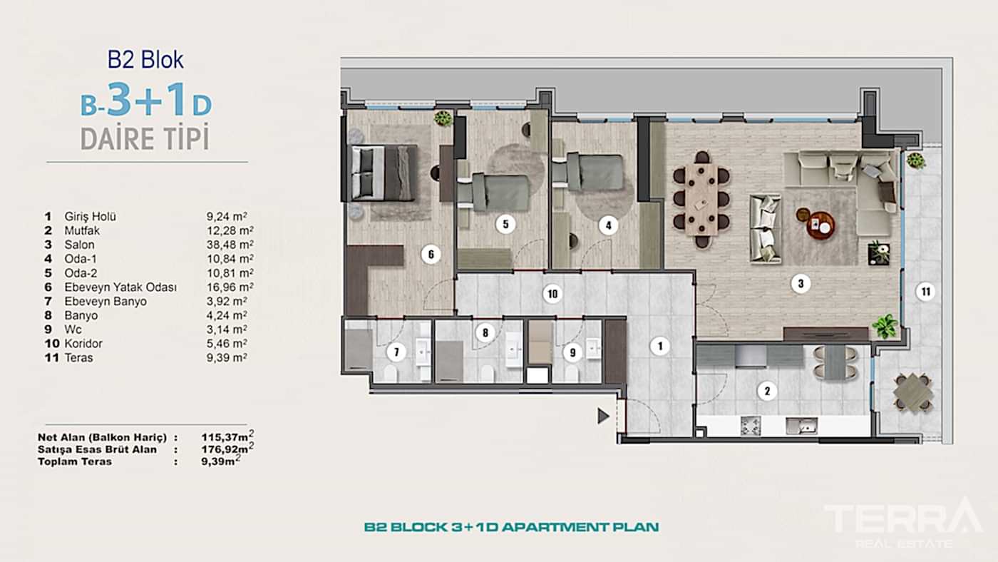 Exclusive Sea View Apartments for Sale in Istanbul, Kartal, Turkey - 102306