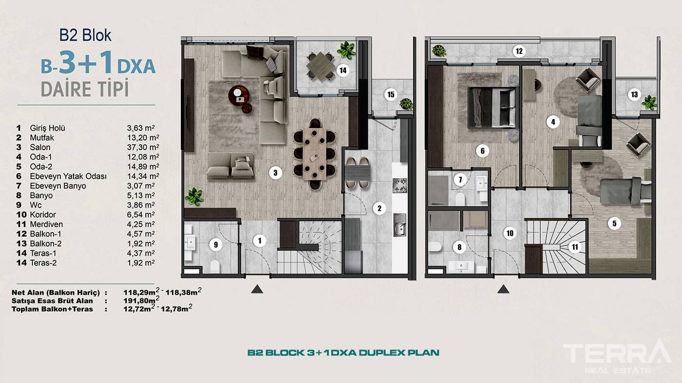 Exclusive Sea View Apartments for Sale in Istanbul, Kartal, Turkey - 102307
