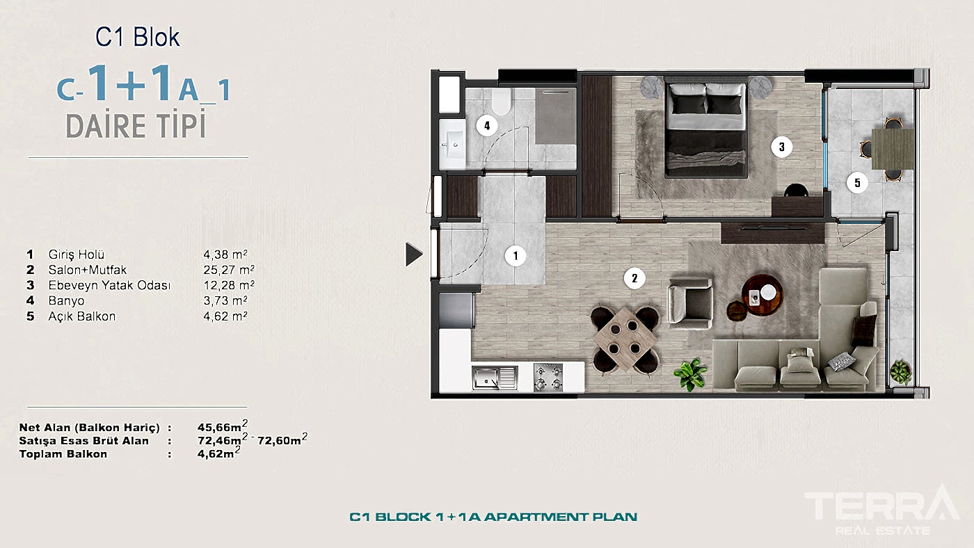 Exclusive Sea View Apartments for Sale in Istanbul, Kartal, Turkey - 102313