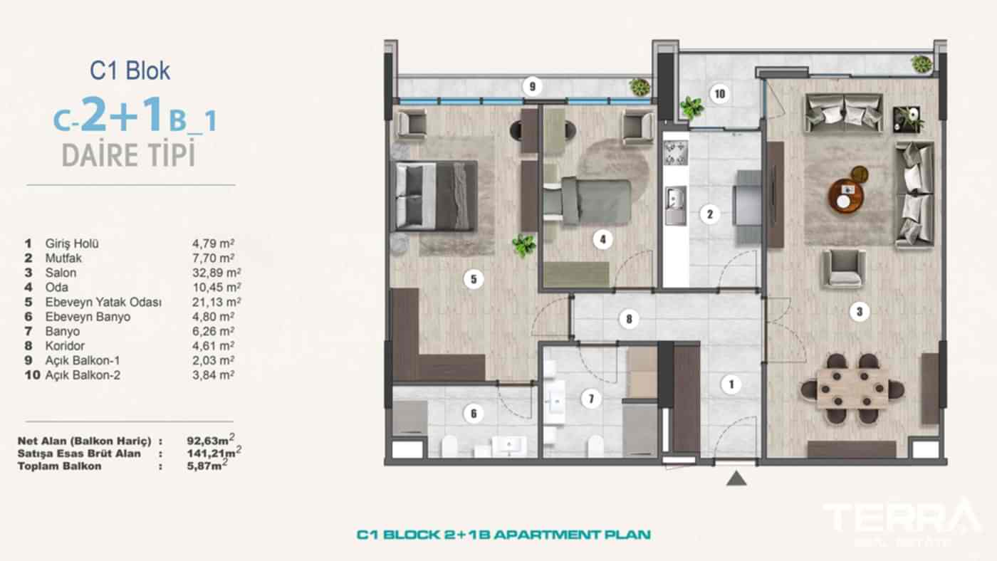 Exclusive Sea View Apartments for Sale in Istanbul, Kartal, Turkey - 102315