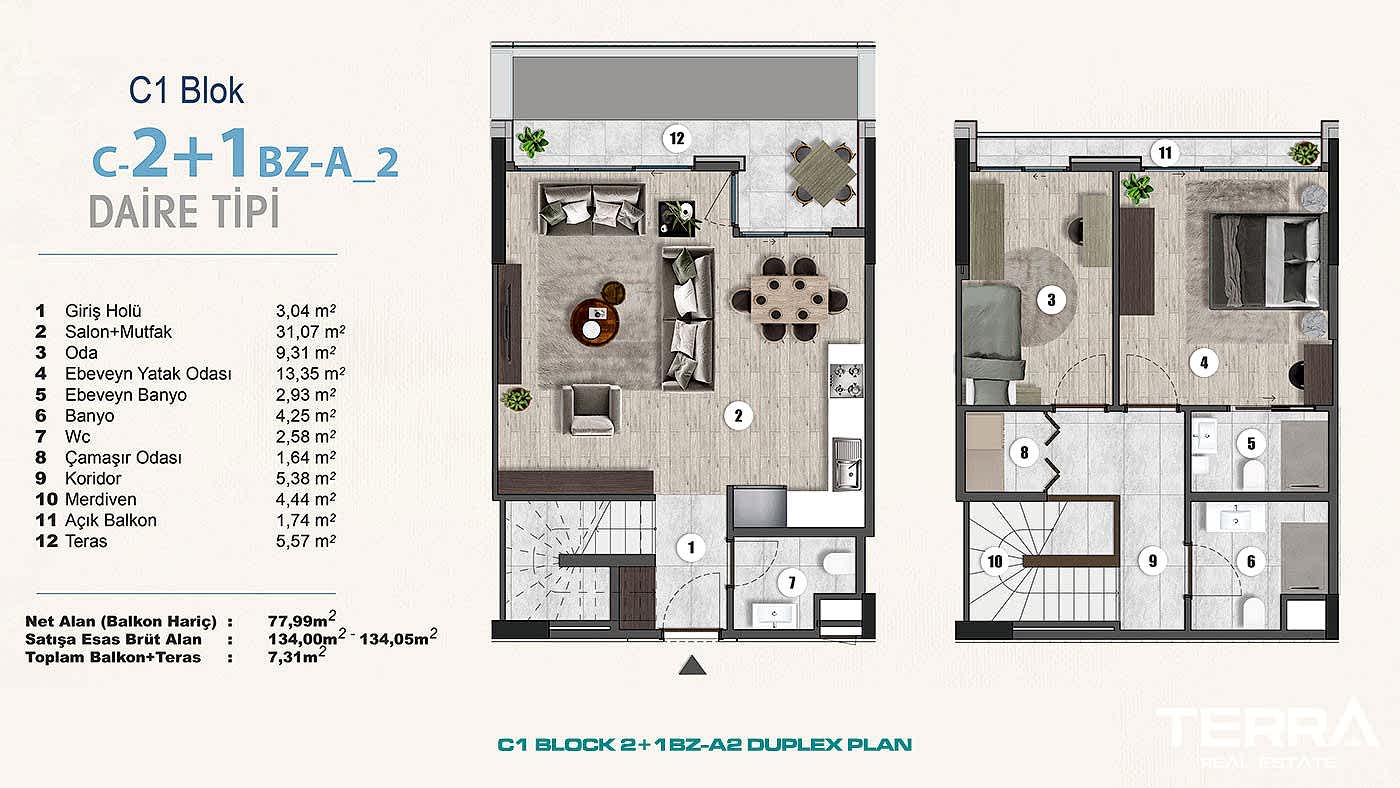 Exclusive Sea View Apartments for Sale in Istanbul, Kartal, Turkey - 102318