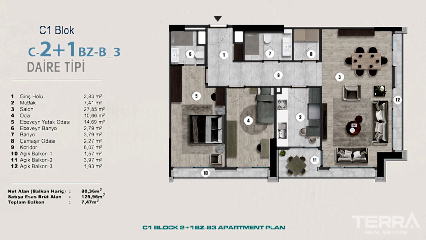 Exclusive Sea View Apartments for Sale in Istanbul, Kartal, Turkey - 102319