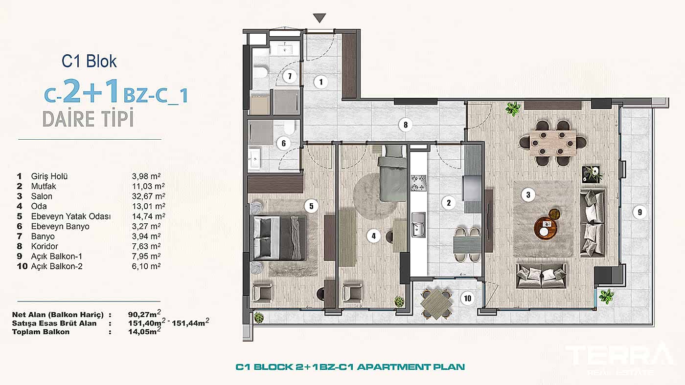 Exclusive Sea View Apartments for Sale in Istanbul, Kartal, Turkey - 102320