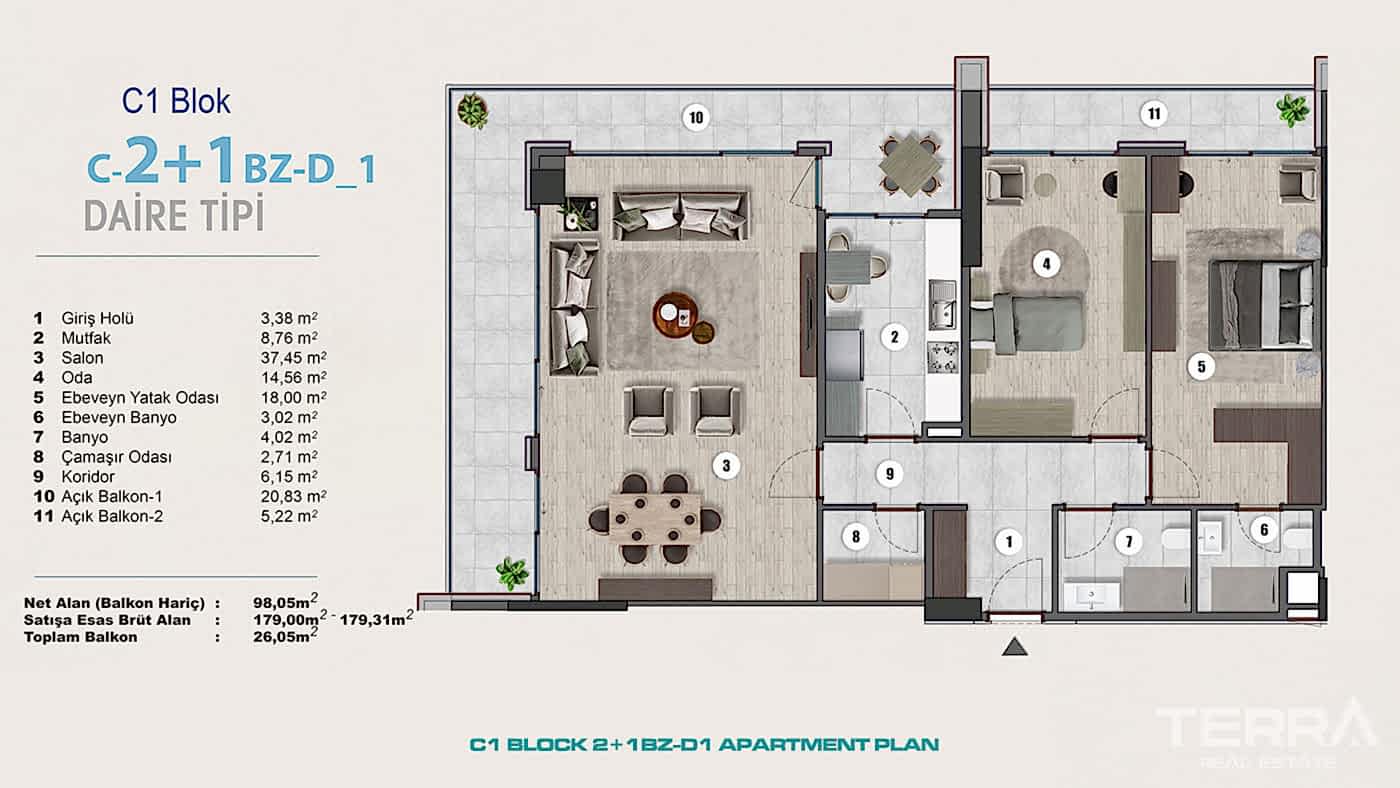 Exclusive Sea View Apartments for Sale in Istanbul, Kartal, Turkey - 102321