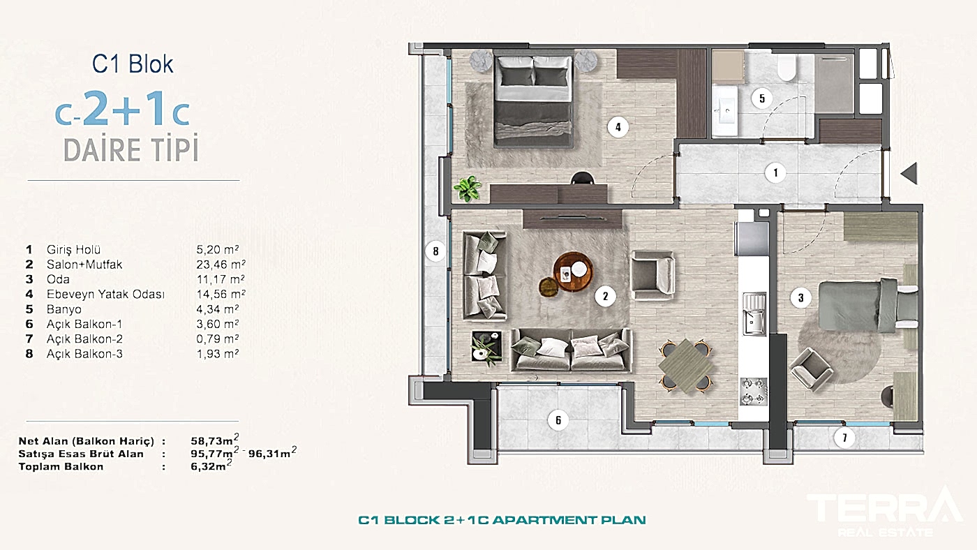Exclusive Sea View Apartments for Sale in Istanbul, Kartal, Turkey - 102322