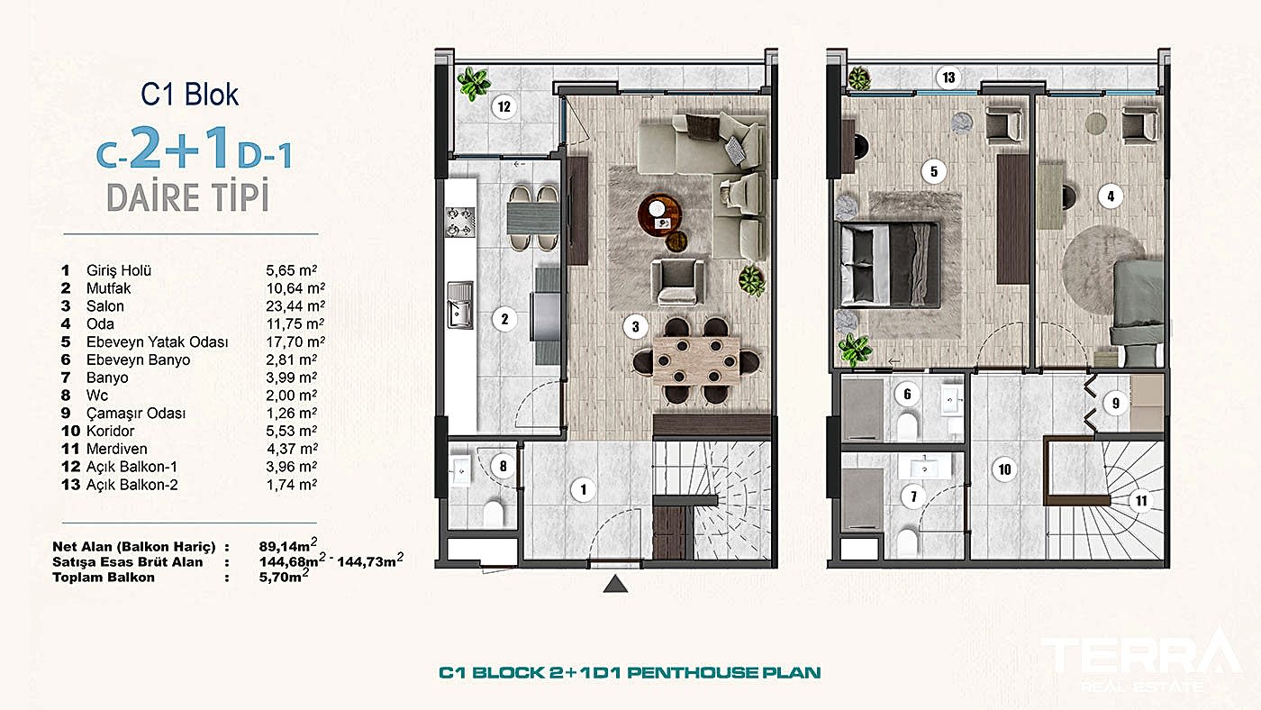Exclusive Sea View Apartments for Sale in Istanbul, Kartal, Turkey - 102323