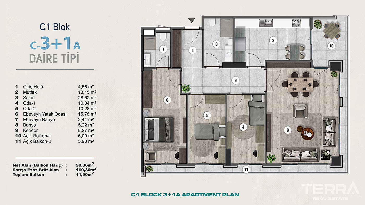 Exclusive Sea View Apartments for Sale in Istanbul, Kartal, Turkey - 102325