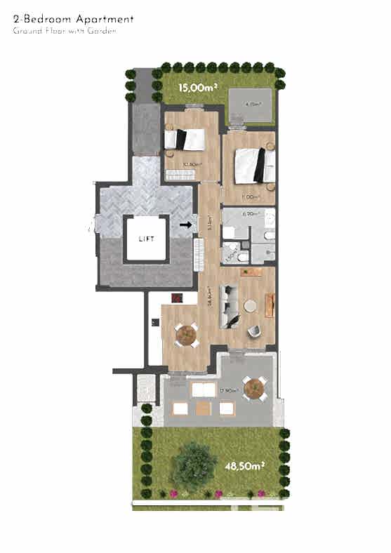 Exclusive Apartments for Sale in Side, Sorgun, Turkey — Habitat 39 - 106479