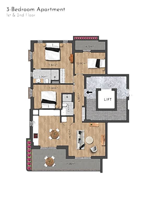 Exclusive Apartments for Sale in Side, Sorgun, Turkey — Habitat 39 - 106480