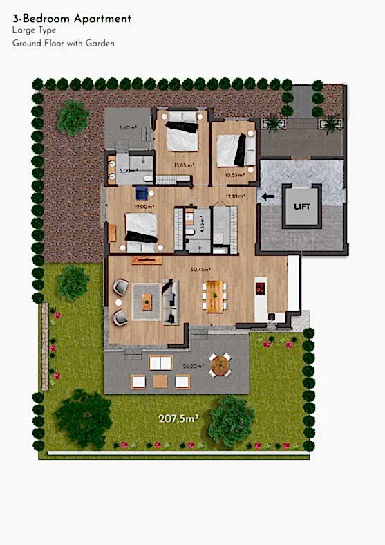 Exclusive Apartments for Sale in Side, Sorgun, Turkey — Habitat 39 - 106482