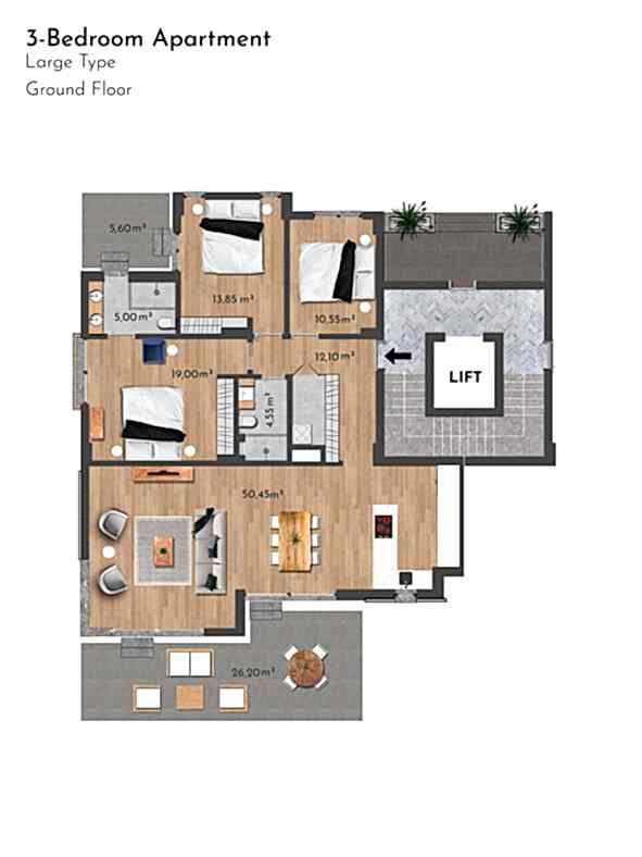 Exclusive Apartments for Sale in Side, Sorgun, Turkey — Habitat 39 - 106484