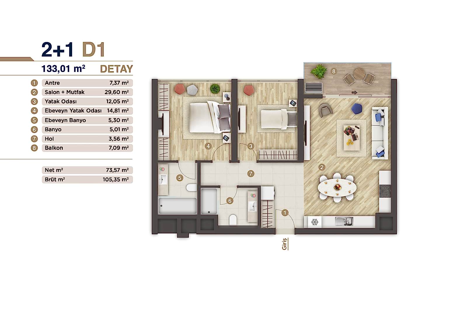 Centrally Located Apartments in Konak, Izmir, Turkey - 106401
