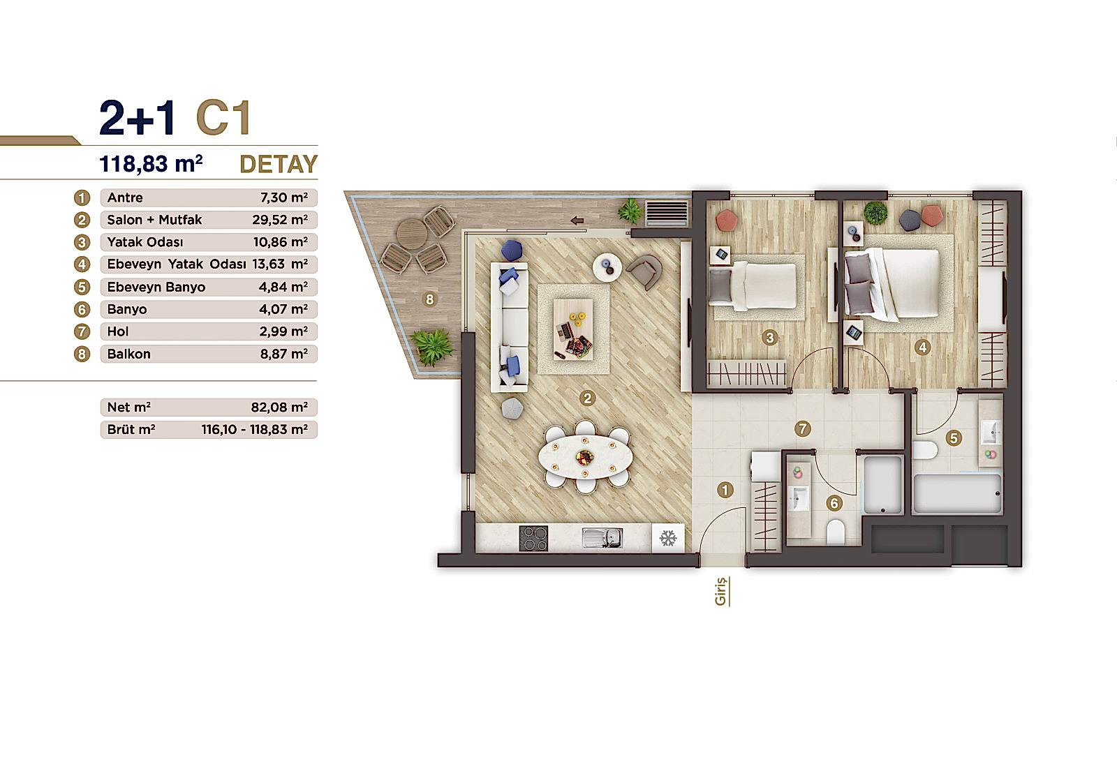 Centrally Located Apartments in Konak, Izmir, Turkey - 106403