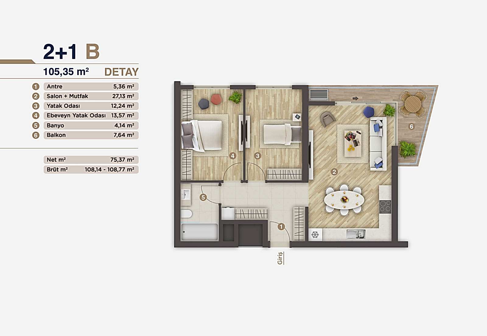 Centrally Located Apartments in Konak, Izmir, Turkey - 106404