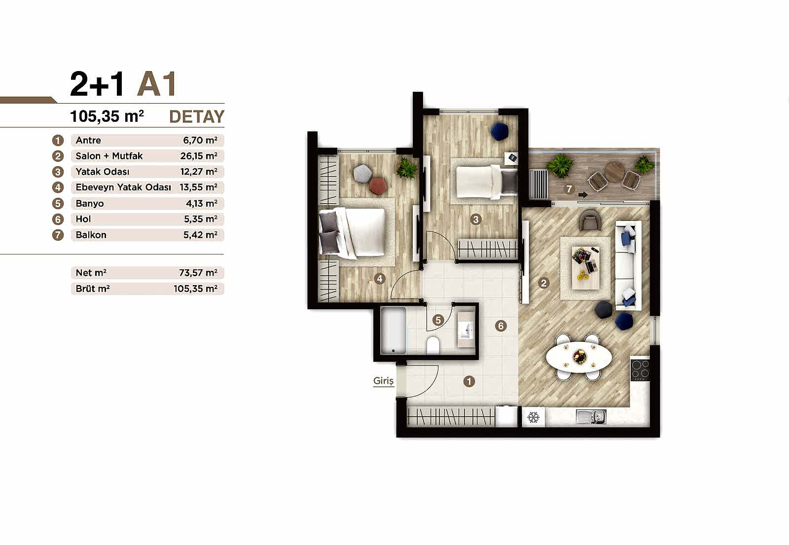 Centrally Located Apartments in Konak, Izmir, Turkey - 106405