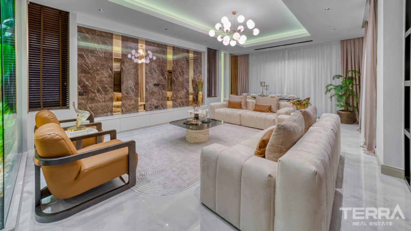 Sea View Villa for Sale in Tepe, Alanya, Turkey - 113004