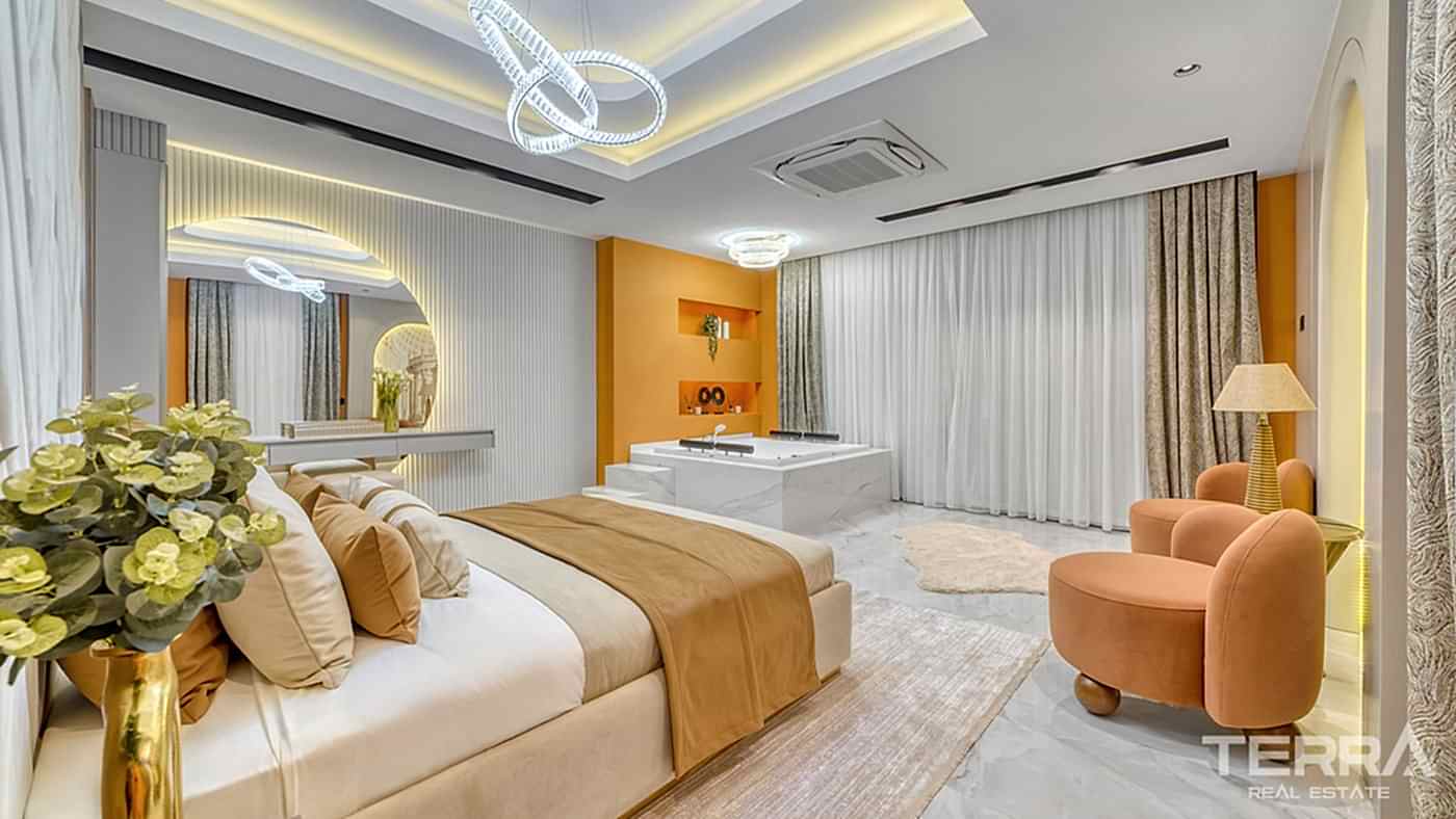 Sea View Villa for Sale in Tepe, Alanya, Turkey - 113016