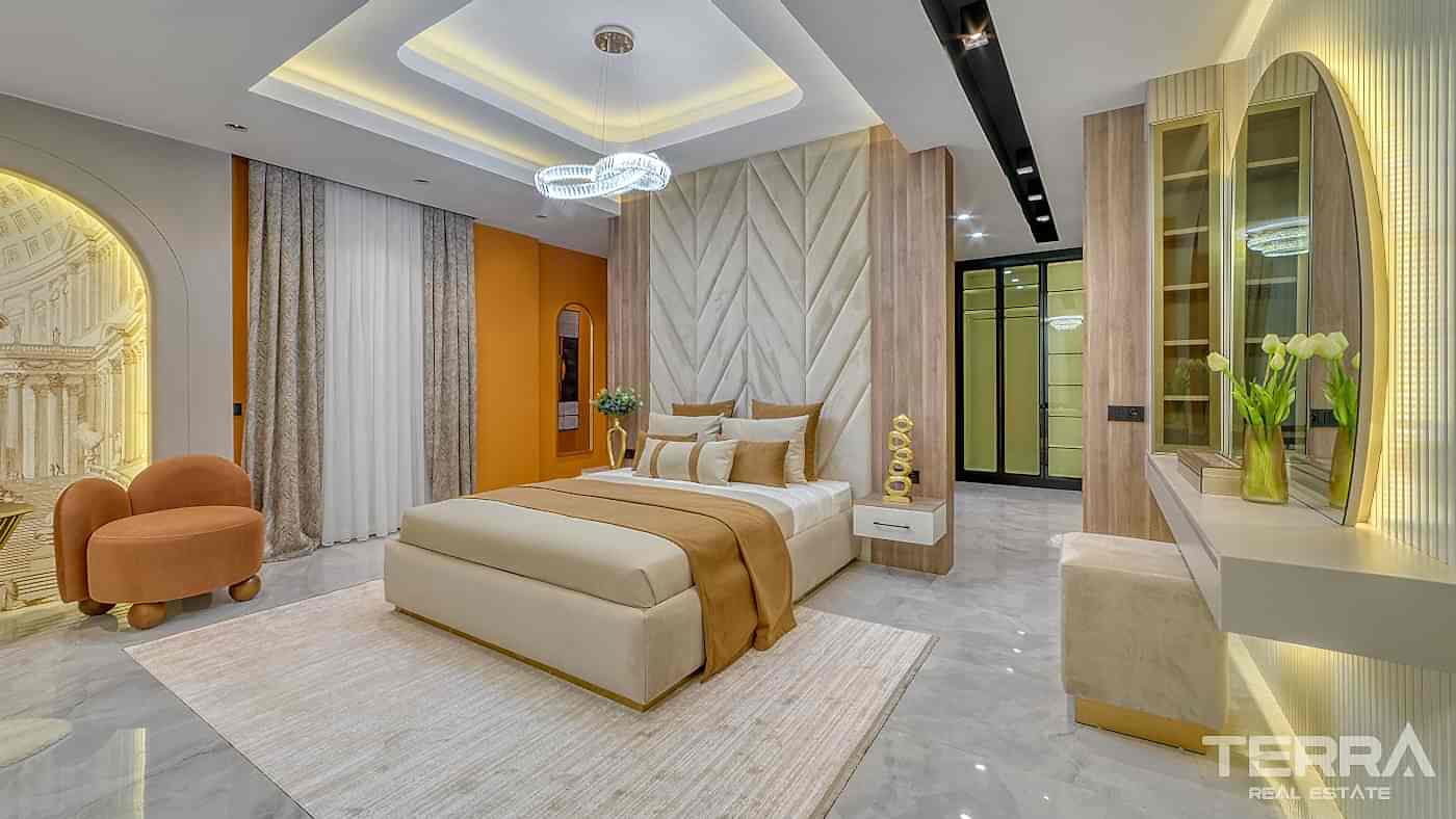 Sea View Villa for Sale in Tepe, Alanya, Turkey - 113019