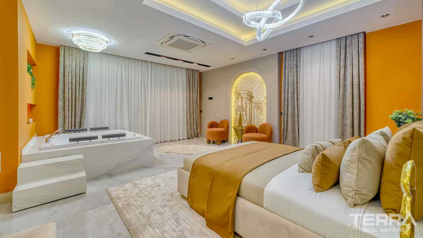 Sea View Villa for Sale in Tepe, Alanya, Turkey - 113018