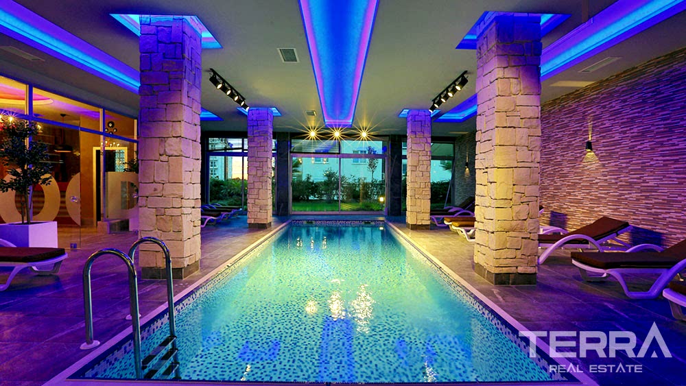 Sea View Apartment for Sale in Emerald Towers, Avsallar, Alanya - 113120