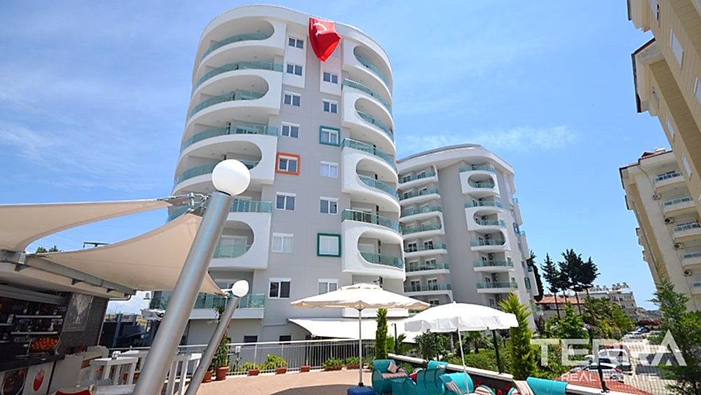 Sea View Apartment for Sale in Emerald Towers, Avsallar, Alanya - 113133