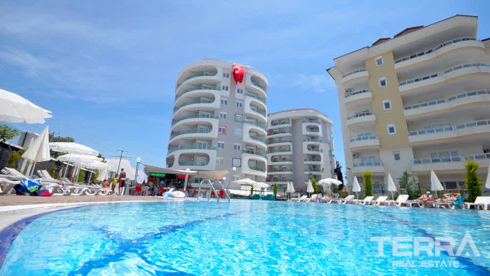 Sea View Apartment for Sale in Emerald Towers, Avsallar, Alanya - 113134