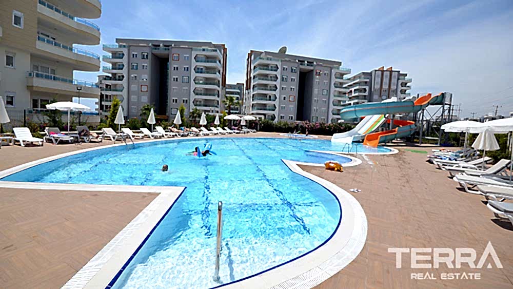 Sea View Apartment for Sale in Emerald Towers, Avsallar, Alanya - 113139