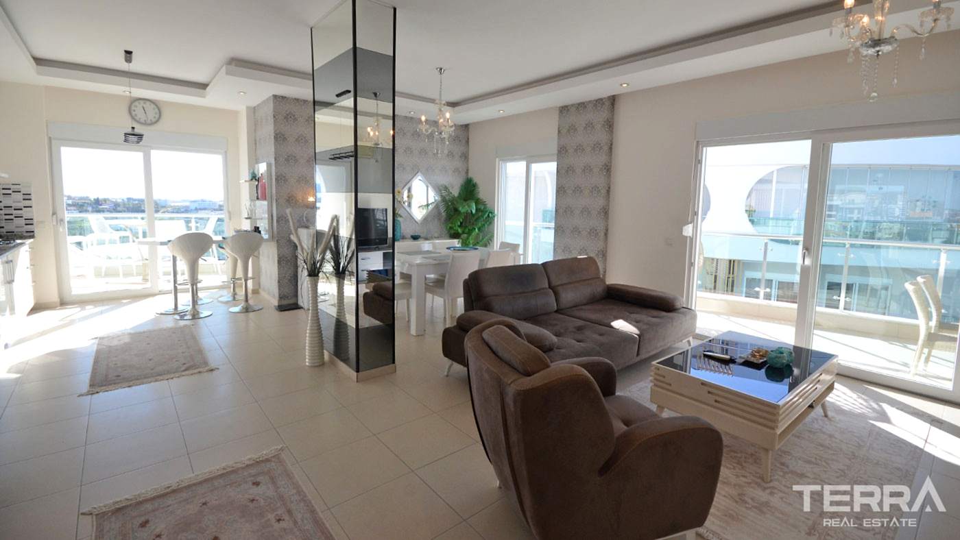 Sea View Apartment for Sale in Emerald Towers, Avsallar, Alanya - 113144